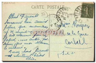 Le Neubourg - A Rue de la République e a Place - Dumont, Edição Le Neubourg — Verso