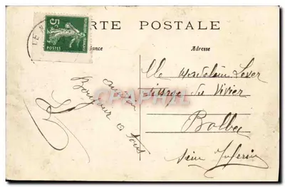 Le Neubourg (Eure) — A Praça em um Dia de Feira (Parte Oeste) — edição Loncle, Evreux — Verso