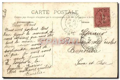 Louviers — Place de Rouen — Librairie Barbier, Louviers — Rewers