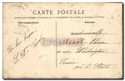 Louvières - Canale dell'Eure — B. F., Parigi, n°8 — Verso