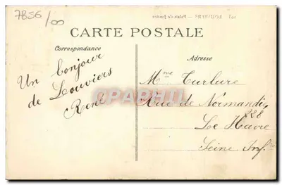 Louvières — Gerichtshof — De Bonadona, Verlag, Louvières — Rückseite