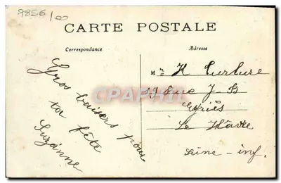 Hondouville (Eure) — O Castelo do Valtier — editor Lénaile, Evreux — Verso