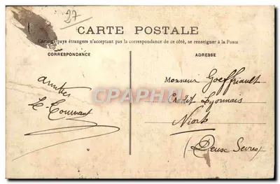 Gisors (Eure) — Rond-Point y Puerta de los Campos — Bourgeix, edición de Gisors (Eure) — Reverso