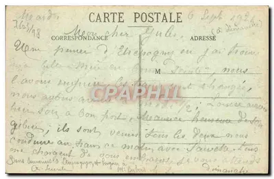Okręgi d'ÉTRÉPAGNY (Eure) — Zamek St Martin — Imp. A. Lavergne, fot.-wyd., Varnon — Rewers