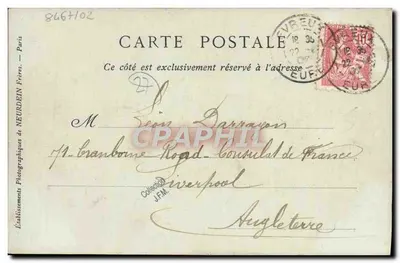Évreux — Ogólny widok z Boulevarda Zachodniego — kolekcja ND Phot — Rewers