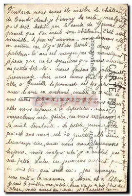 Castelo de CONDÉ-sur-ITON (Eure) — Lado Leste — Ed. M. K. - Rep. int. - Dép.-lib., D. Chesnot, Breteuil — Verso