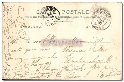 Beaumont-le-Roger — Zamek — Zbiór Waller, Bernay — Rewers