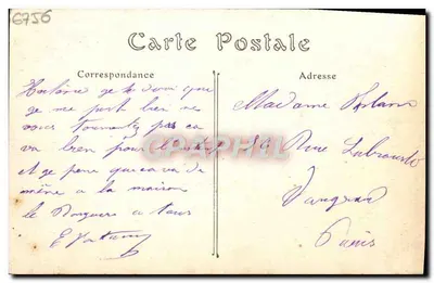 Bernay — A Promenade do Mont Milon — ND. Fot. — Verso