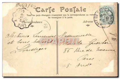 Bernay — Wejście do miasta (Trasa do Beaumesnil) — ND. Fot. n°79 — Rewers