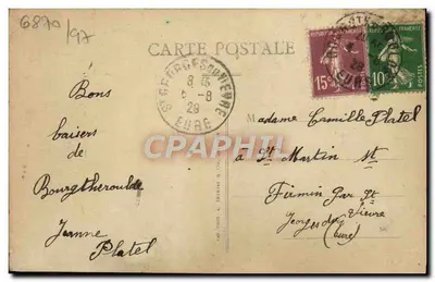 Bourgtheroulde (Eure) — A Grande Rua — Britonne, lib. — n° 146 reproduzido — Verso