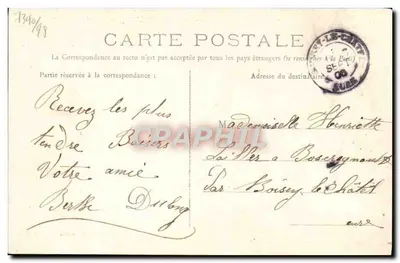 Bourgtheroulde (Eure) — "Le Logis" — Imprimerie Acard, Brionne — Verso