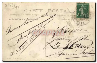 Bourghteroulde (Eure) — 'Le Logis' — Impressão Acard, Brionne — Verso