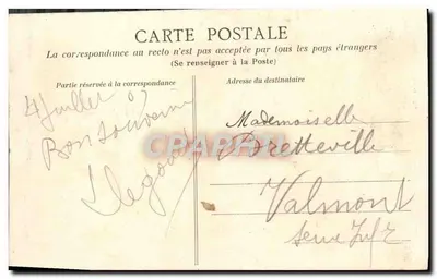 Brionne (Eure) — Ruínas do Velho Castelo (século x) — A. Acard — Verso