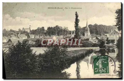 Broglie (Eure) — Sobre a Charentonne — Coleção Walter Born