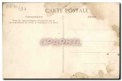 Bilhete postal antigo Arredores de Louviers Acquigny Vista Panorâmica — Verso