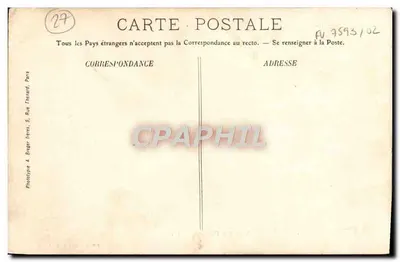 Vue du Petit Andely — vue sur le village et le fleuve — éditeur Mme Darry, Tahé-edit. — Verso