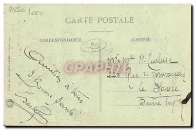 Besançon — Ponte Battant e Quai Vauban — Ed. L. Galliard, n°413 — Verso