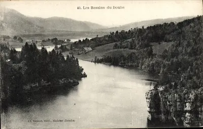 Os Bassins do Doubs — vista panorâmica — Cl. Simon, editor, Maîche (Doubs) n°40