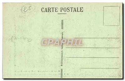 Fonte della Loue — MOUTHIER-Haute-Pierre — Siti pittoreschi della Franche-Comté — C.L.B. — Verso
