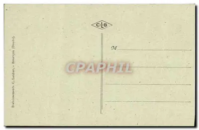 Saut Doubs — Granica francusko-szwajcarska — wydawca C. Lardier, Besançon (Doubs) nr 921 — Rewers