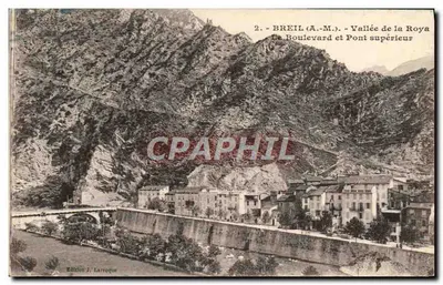 Breil (A.-M.) — Vale da Roya, Boulevard e Ponte Superior — Edição J. Larroque, n°2