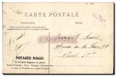 MONTE-CARLO — Widok z Condamine — H. E. La Dolen, Paryż — Rewers
