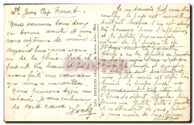 Monte-Carlo — Vista de Mônaco — Edições Frantz, n°2 — Verso