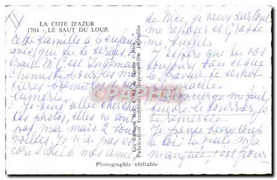 O Salto do Lobo — A Costa Azul — Éditions Mavie — Verso