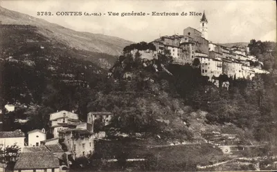 Contes (a.-m.) - Vista geral - Arredores de Nice