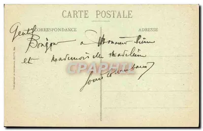 Trasa z Sospel do Menton — Zagięcia Fontanin — Widok zakończony na Col de Castillon — Wydawnictwo Giletta, nr 1200 — Rewers