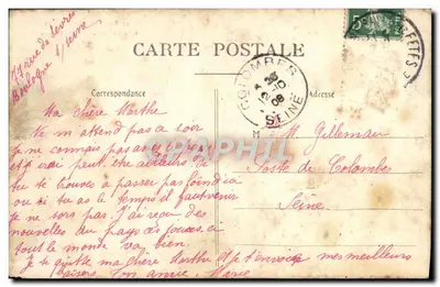Parco di SAINT-CLLOUD — Grandi Acque — Il Dragone — P. Marmuse, Parigi — Verso