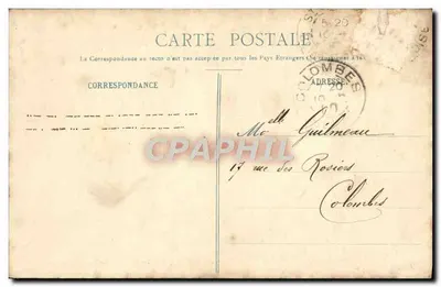 Saint-Cloud - O Buraco da Senhora — C.M. n°61 — Verso