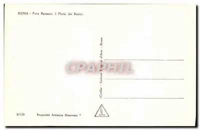 Rzym - Foro Romano. I Plutei dei Rostri — Grefins - Wydawnictwo Sztuki, nr 61124 — Rewers