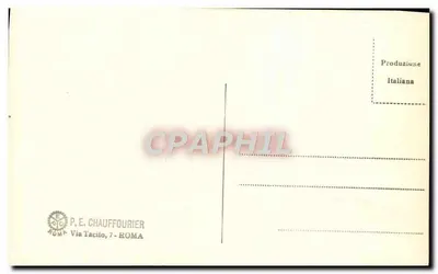 Construção de um navio — detalhe de uma fresca — P.E. Chauffourier, Roma — Verso