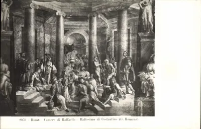 Rzym - Pokoje Raffaello - Kryzys Konstantyna (G. Romano)