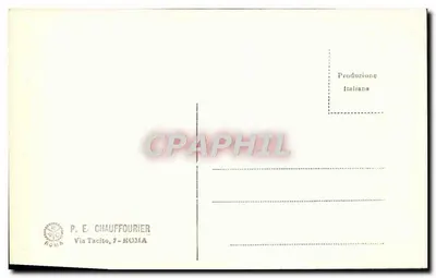 Soggié di Raffaello. Dio da Eva per compagna ad Adamo — Série 3953 — P. E. Chauffourier, Rzym — Rewers