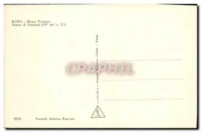 Wenus Praksytela — grecka statua IV wieku p.n.e. — Graphe d'Art d'Arte — Rewers
