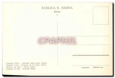 Bazylika S. Sabina — Kaplica d'Élei — Freski na suficie — Rewers