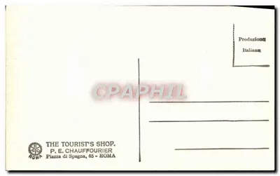 Roma. Kerk S. Maria in Trastevere — uitgever P. E. Chauffourier, n° 6H13a — Achterkant