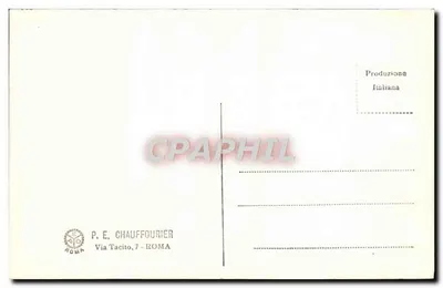Rzym. Kościół św. Jana i Pawła — wydawca P. E. Chauffourier, nr 94 — Rewers
