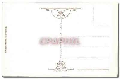 Doação das Chaves a São Pedro — Perugino — Ed. A. Traiti, Milão — Verso