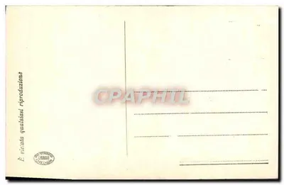 Oddzielenie wód — fresk sufitu kaplicy Sykstyńskiej — Michelangelo — wydawca Michilano — Rewers