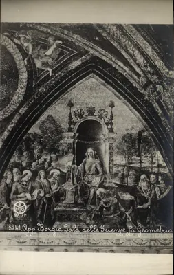 Sala delle Scienze - La Geometria — Appartamento Borgia — Roma