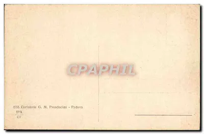 Padwa - Katedra św. Giustiny — Cartolera G. M. Prosdocimi, nr 1555 — Rewers
