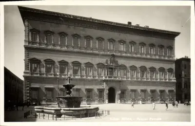 Rzym — Pałac Farnese — Fonds Brunner