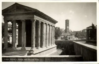 Rzym — Tempio della Fortuna Virile — wydawca Brunnner Como, nr seryjny 1-565