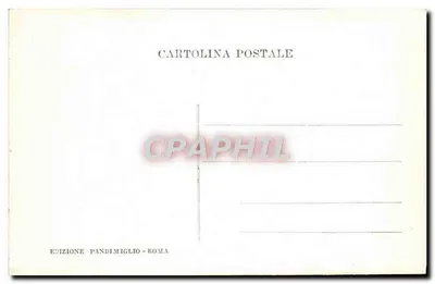 Rzym - Villa Borghese - Fontanna przed Muzeum — Wydawnictwo Pandimiglio, nr 30 — Rewers