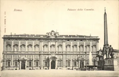 Rzym. Pałac Konsylii — E. Richter — n° 210