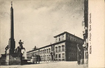 Rzym — Pałac Królewski Quirinale — wydawca Fot. Anderson