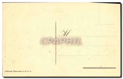 Rzym - Pomnik G. Garibaldiego na górze Gianicolo — wydawnictwo E.G.D.V. — Rewers